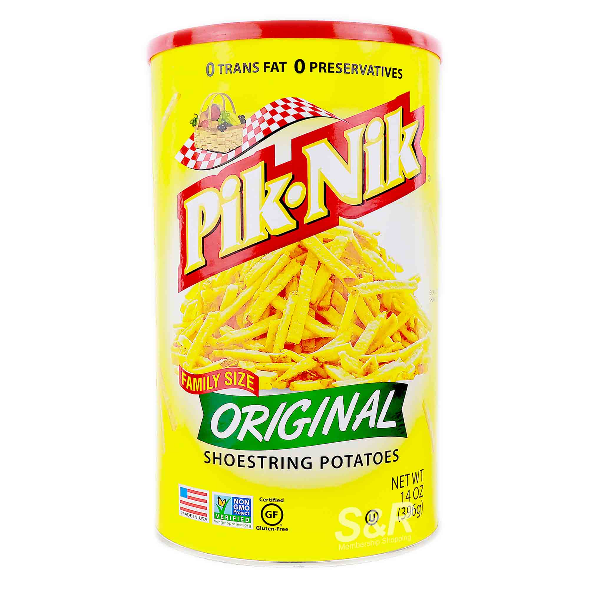 Pik-Nik Family Size Original Shoestring Potatoes 396g